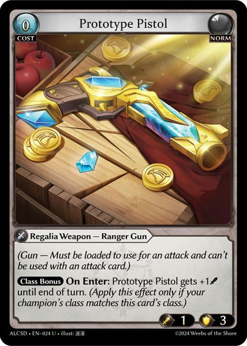 Image for Prototype Pistol (Alchemical Revolution Starter Decks) (024) - Grand Archive TCG