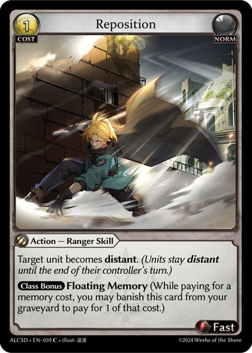 Image for Reposition (Alchemical Revolution Starter Decks) (059) - Grand Archive TCG