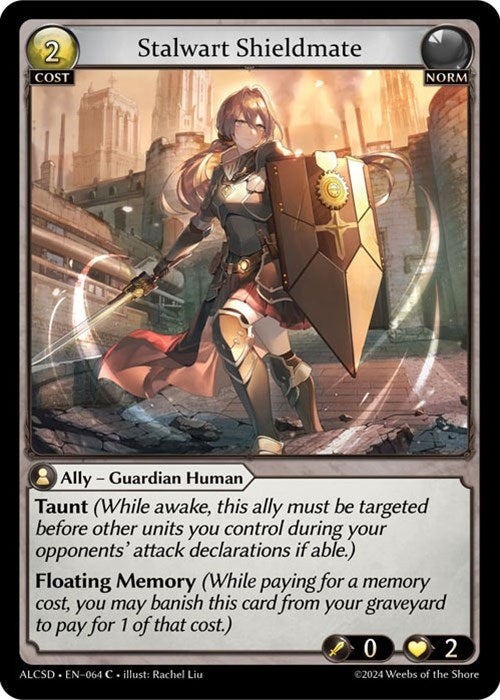 Image for Stalwart Shieldmate (Alchemical Revolution Starter Decks) (064) - Grand Archive TCG