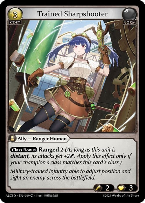Image for Trained Sharpshooter (Alchemical Revolution Starter Decks) (069) - Grand Archive TCG