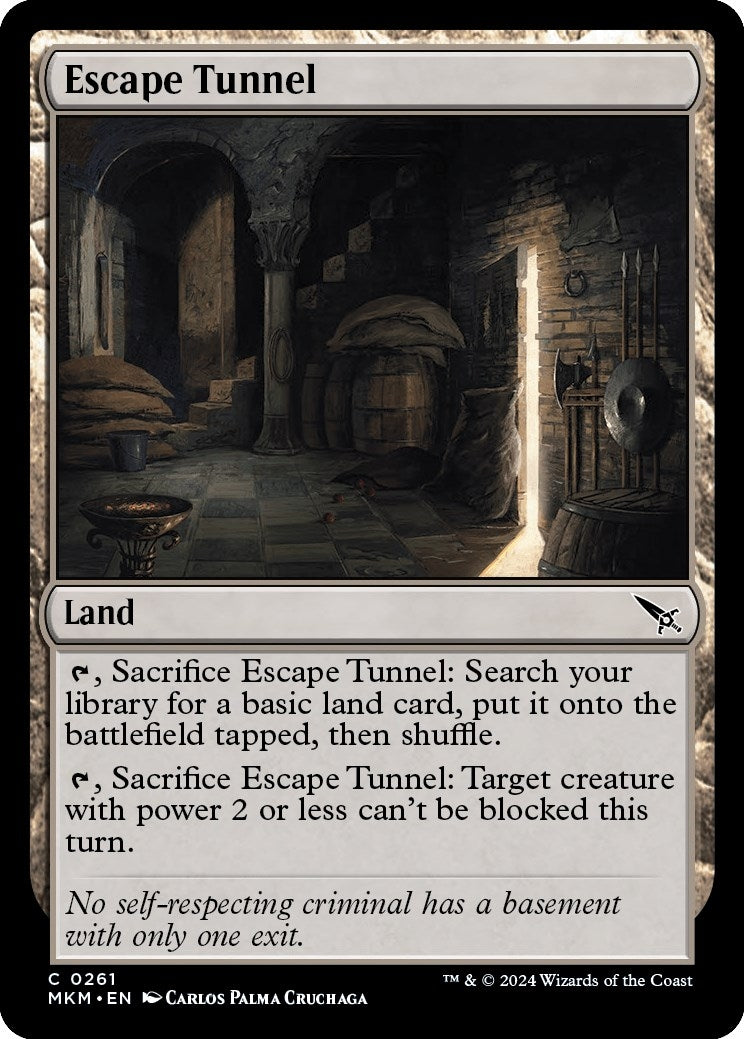 Image for Escape Tunnel (Murders at Karlov Manor) (261) - Magic: The Gathering