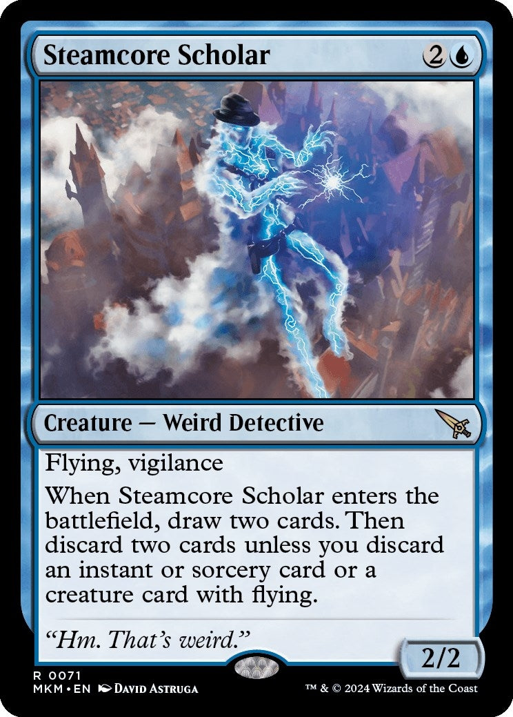 Image for Steamcore Scholar (Murders at Karlov Manor) (71) - Magic: The Gathering