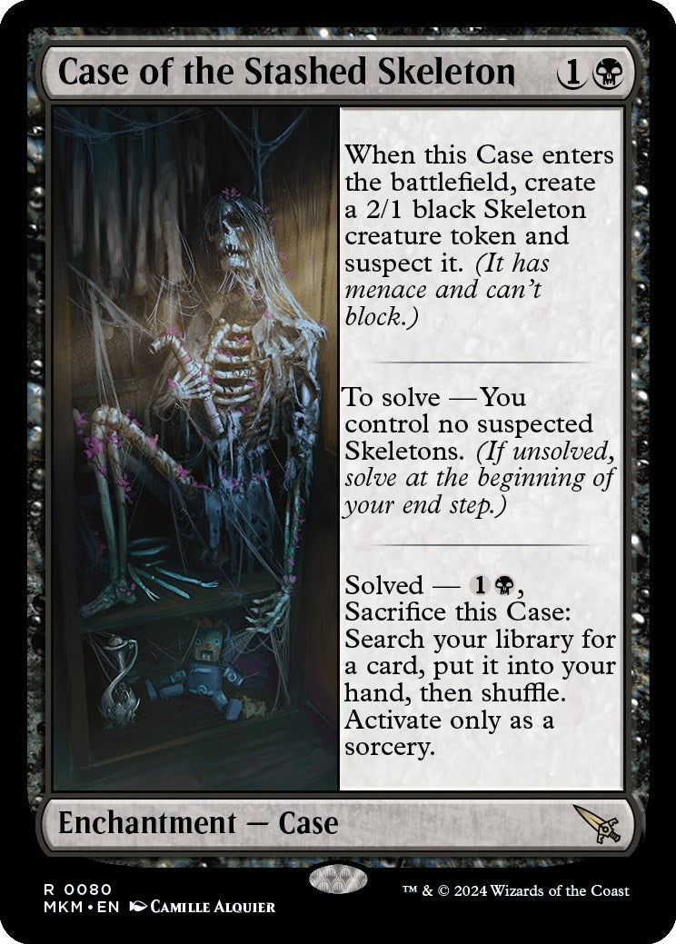 Image for Case of the Stashed Skeleton (Murders at Karlov Manor) (80) - Magic: The Gathering