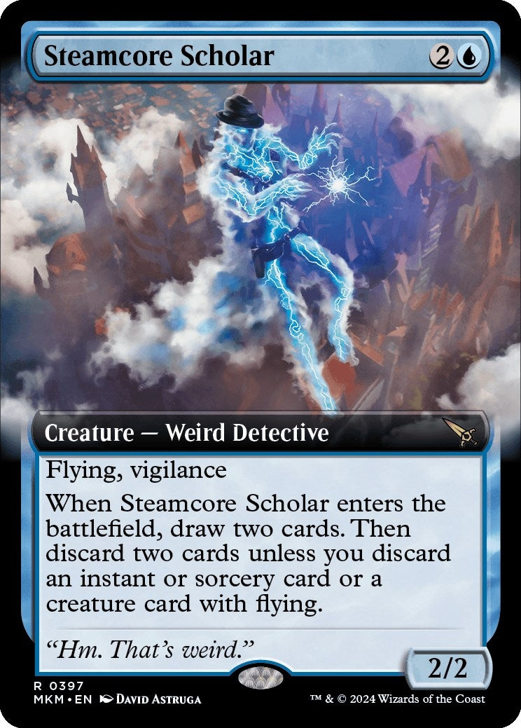 Image for Steamcore Scholar (Extended Art) (Murders at Karlov Manor) (397) - Magic: The Gathering