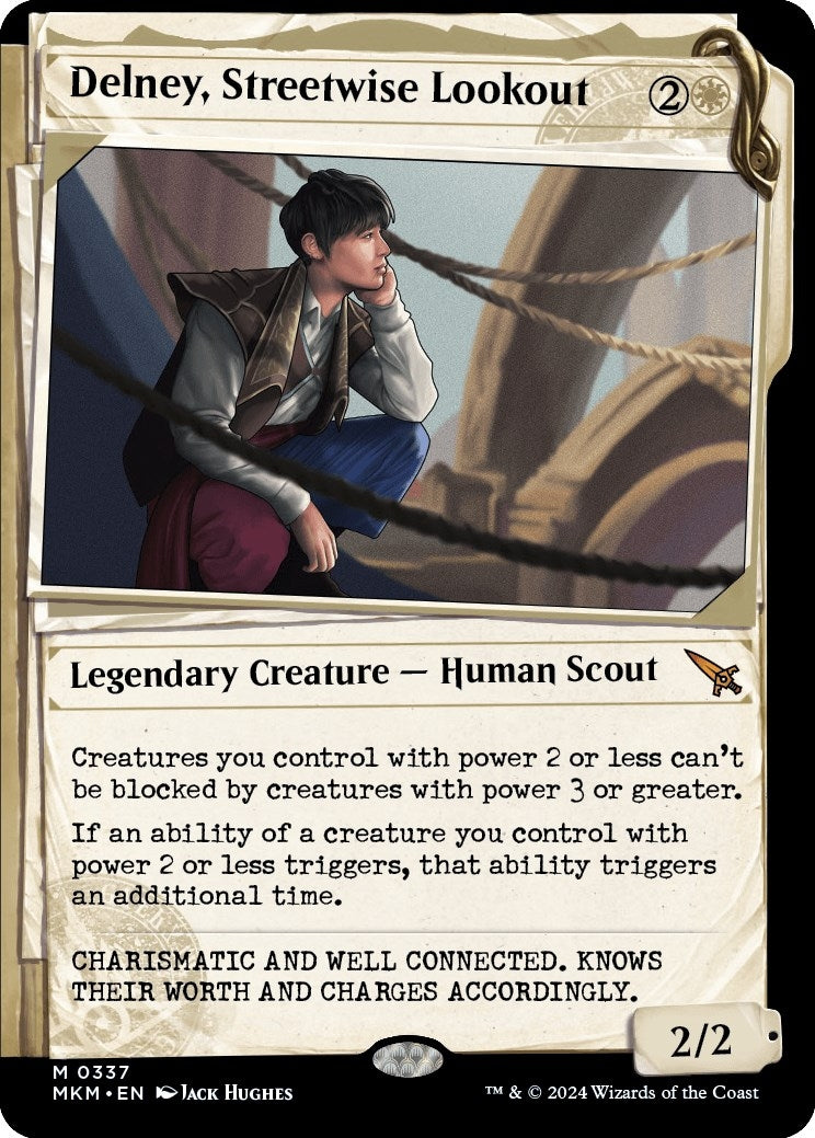 Image for Delney, Streetwise Lookout (Showcase) (Murders at Karlov Manor) (337) - Magic: The Gathering