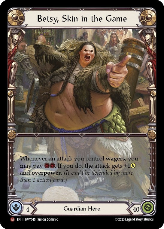 Image for Betsy, Skin in the Game (Heavy Hitters) (HVY045) - Flesh and Blood TCG