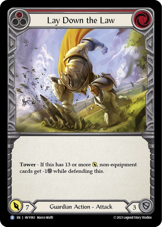 Image for Lay Down the Law (Heavy Hitters) (HVY063) - Flesh and Blood TCG
