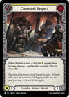 Image for Command Respect (Yellow) (Heavy Hitters) (HVY072) - Flesh and Blood TCG