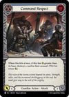 Image for Command Respect (Blue) (Heavy Hitters) (HVY073) - Flesh and Blood TCG