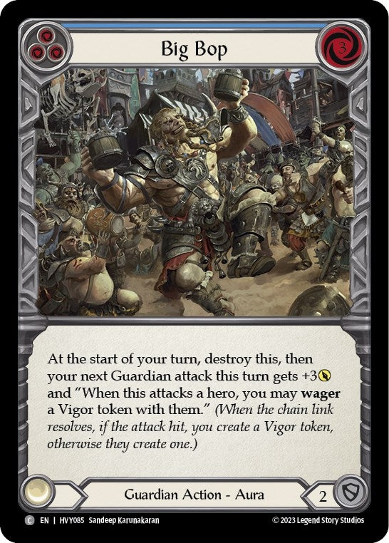 Image for Big Bop (Blue) (Heavy Hitters) (HVY085) - Flesh and Blood TCG