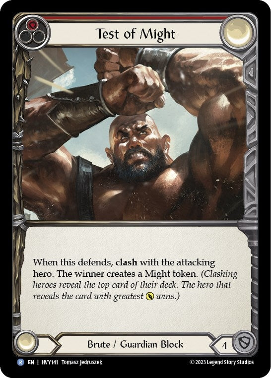 Image for Test of Might (Heavy Hitters) (HVY141) - Flesh and Blood TCG
