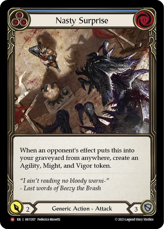 Image for Nasty Surprise (Heavy Hitters) (HVY207) - Flesh and Blood TCG