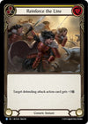 Image for Reinforce the Line (Yellow) (Heavy Hitters) (HVY220) - Flesh and Blood TCG