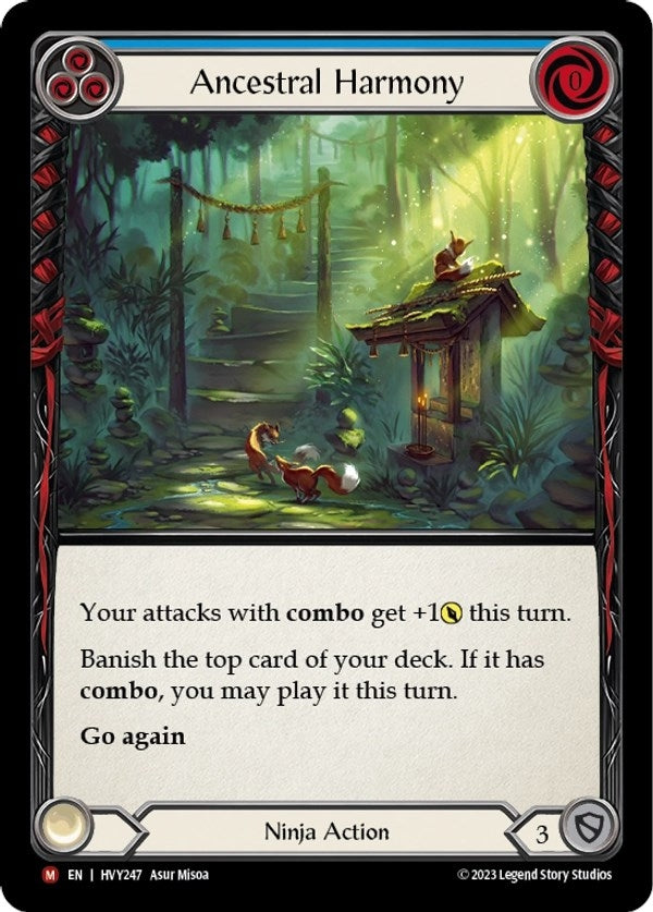 Image for Ancestral Harmony (Heavy Hitters) (HVY247) - Flesh and Blood TCG