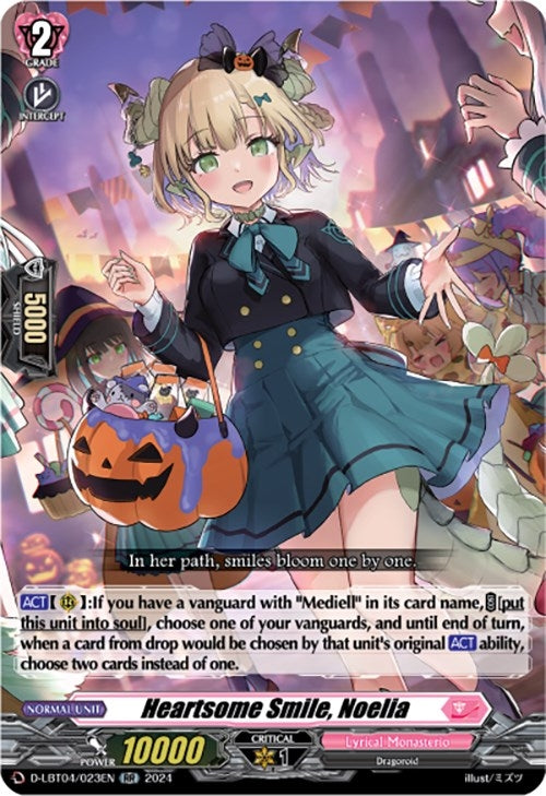 Image for Heartsome Smile, Noelia (D-LBT04: Lyrical Monasterio ~Trick or Trick!~) (D-LBT04/023EN) - Cardfight Vanguard