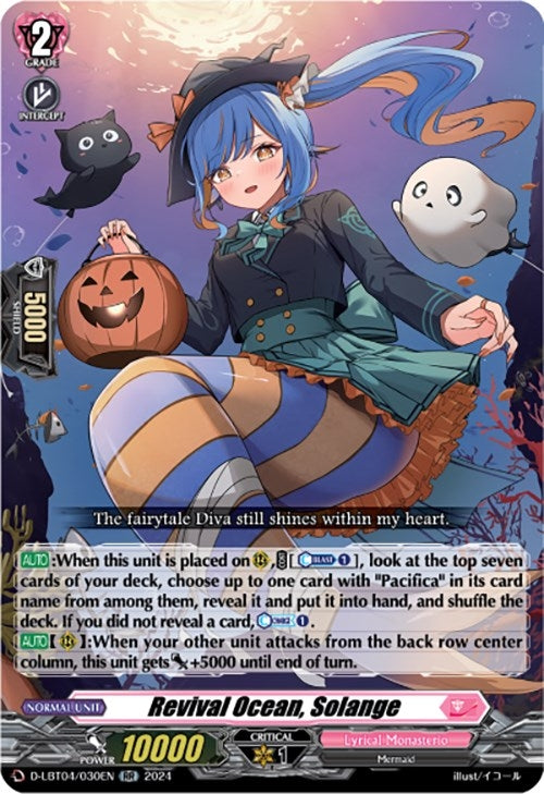 Image for Revival Ocean, Solange (D-LBT04: Lyrical Monasterio ~Trick or Trick!~) (D-LBT04/030EN) - Cardfight Vanguard