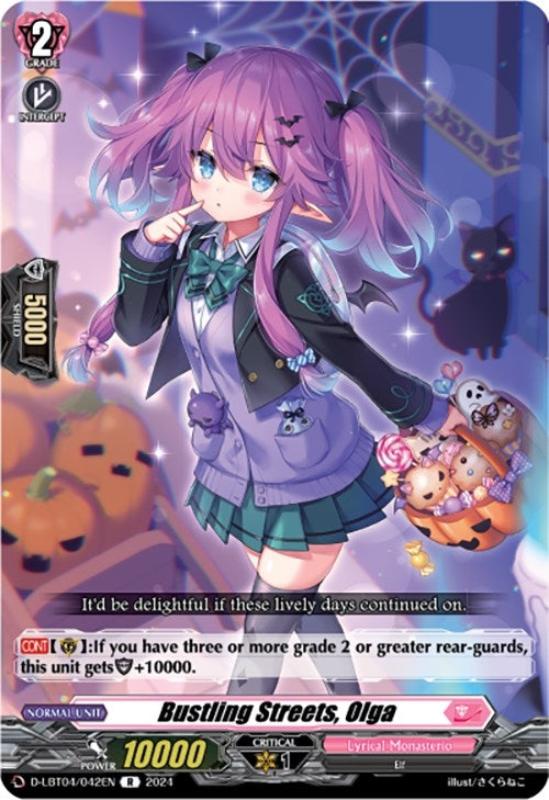 Image for Bustling Streets, Olga (D-LBT04: Lyrical Monasterio ~Trick or Trick!~) (D-LBT04/042EN) - Cardfight Vanguard