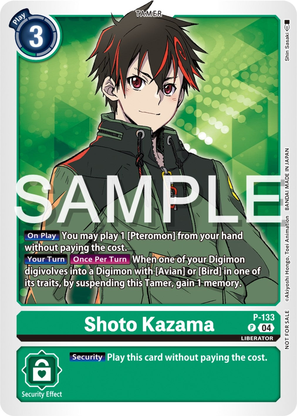 Image for Shoto Kazama (Digimon Liberator Promotion Pack) - Digimon Card Game