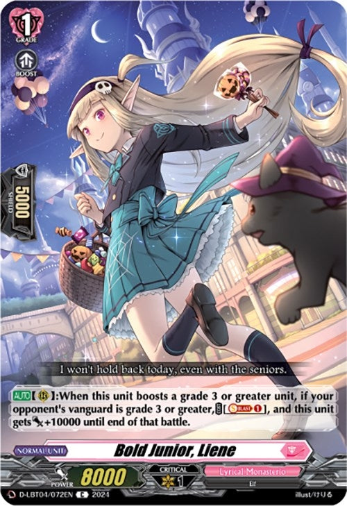 Image for Bold Junior, Liene (D-LBT04: Lyrical Monasterio ~Trick or Trick!~) (D-LBT04/072EN) - Cardfight Vanguard