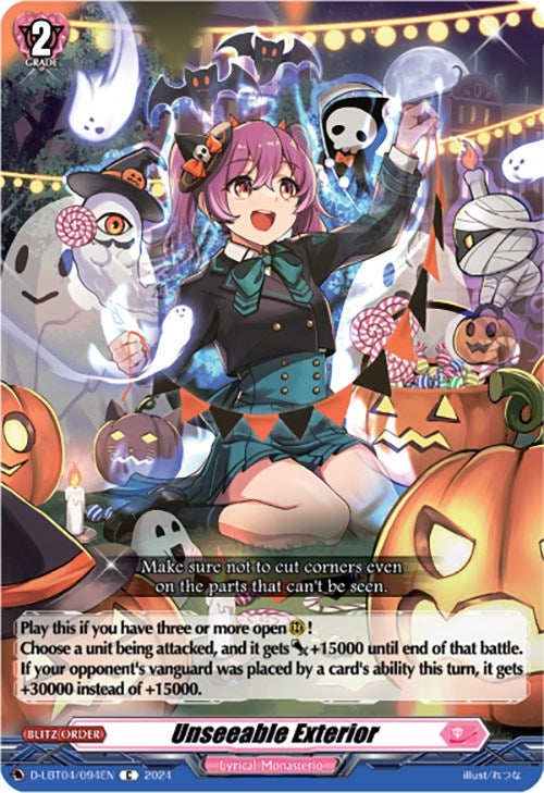 Image for Unseeable Exterior (D-LBT04: Lyrical Monasterio ~Trick or Trick!~) (D-LBT04/094EN) - Cardfight Vanguard