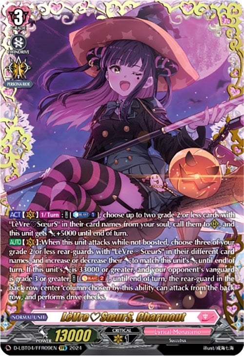 Image for LeVreSoeurS, Charmout (FFR) (D-LBT04: Lyrical Monasterio ~Trick or Trick!~) (D-LBT04/FFR09EN) - Cardfight Vanguard