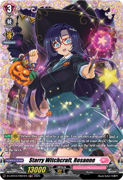 Image for Starry Witchcraft, Rosanne (FR) (D-LBT04: Lyrical Monasterio ~Trick or Trick!~) (D-LBT04/FR01EN) - Cardfight Vanguard