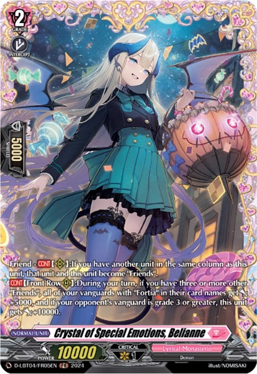 Image for Crystal of Special Emotions, Belianne (FR) (D-LBT04: Lyrical Monasterio ~Trick or Trick!~) (D-LBT04/FR05EN) - Cardfight Vanguard
