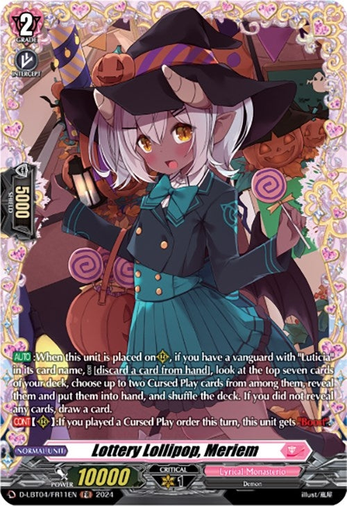 Image for Lottery Lollipop, Meriem (FR) (D-LBT04: Lyrical Monasterio ~Trick or Trick!~) (D-LBT04/FR11EN) - Cardfight Vanguard