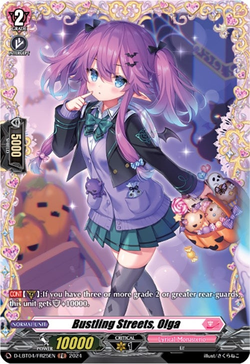 Image for Bustling Streets, Olga (FR) (D-LBT04: Lyrical Monasterio ~Trick or Trick!~) (D-LBT04/FR25EN) - Cardfight Vanguard