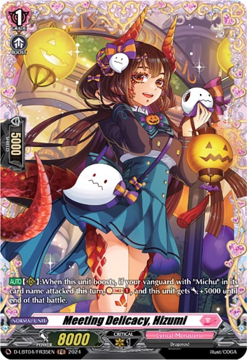 Image for Meeting Delicacy, Hizumi (FR) (D-LBT04: Lyrical Monasterio ~Trick or Trick!~) (D-LBT04/FR35EN) - Cardfight Vanguard