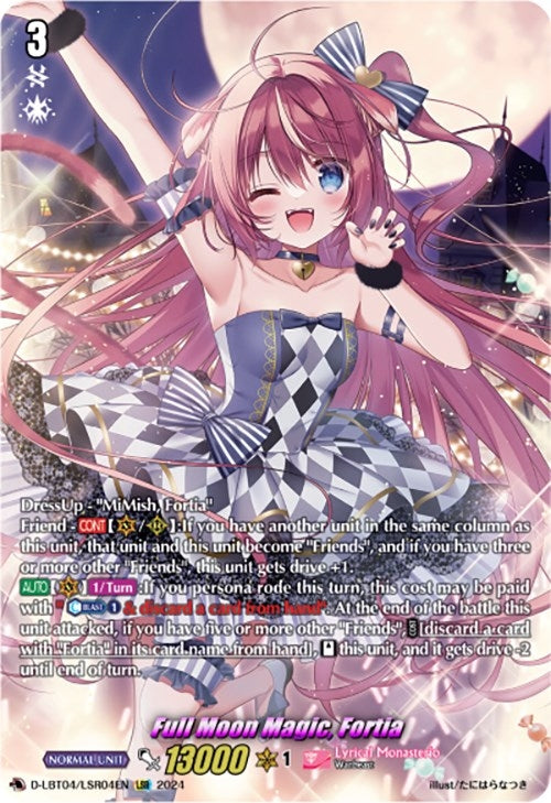 Image for Full Moon Magic, Fortia (LSR) (D-LBT04: Lyrical Monasterio ~Trick or Trick!~) (D-LBT04/LSR04EN) - Cardfight Vanguard