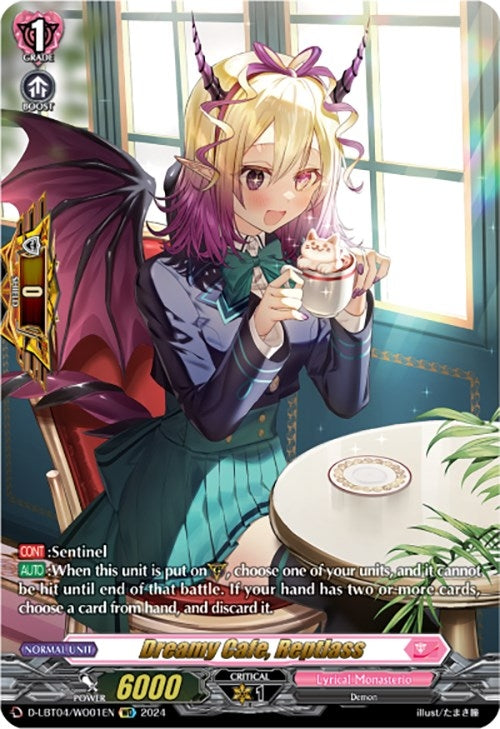 Image for Dreamy Cafe, Reptlass (WO) (D-LBT04: Lyrical Monasterio ~Trick or Trick!~) (D-LBT04/WO01EN) - Cardfight Vanguard