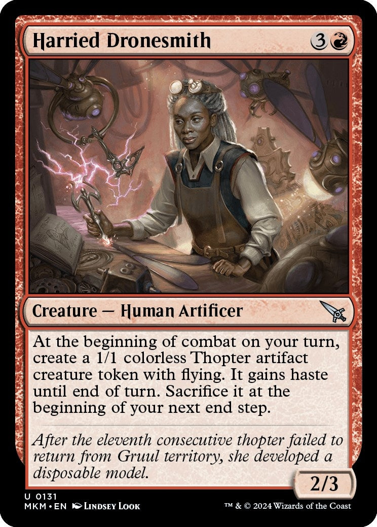 Image for Harried Dronesmith (Murders at Karlov Manor) (131) - Magic: The Gathering