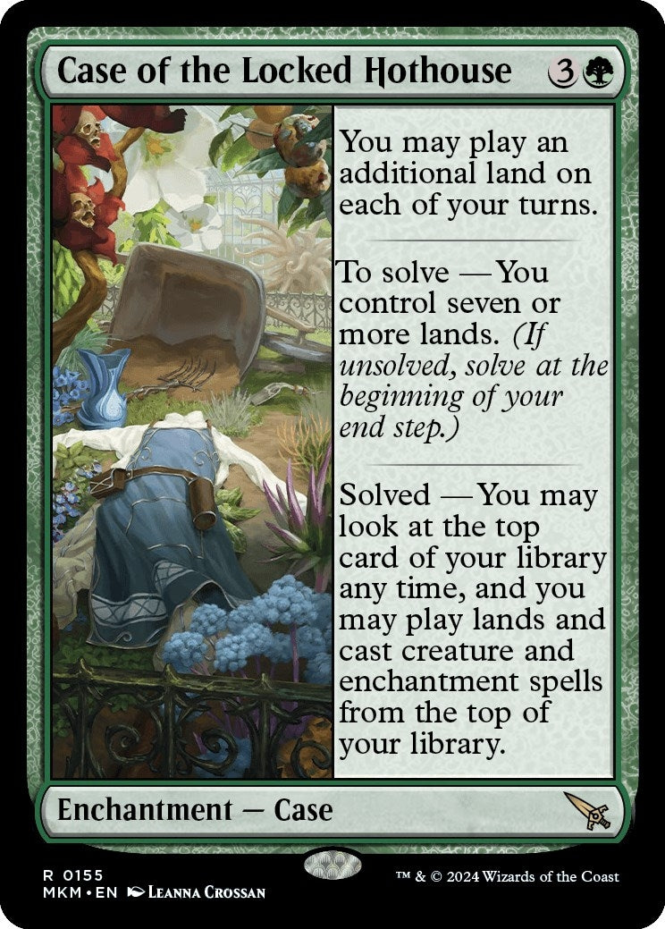 Image for Case of the Locked Hothouse (Murders at Karlov Manor) (155) - Magic: The Gathering