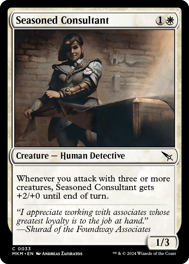 Image for Seasoned Consultant (Murders at Karlov Manor) (33) - Magic: The Gathering