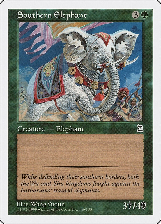 Image for Southern Elephant (Portal Three Kingdoms) (146) - Magic: The Gathering