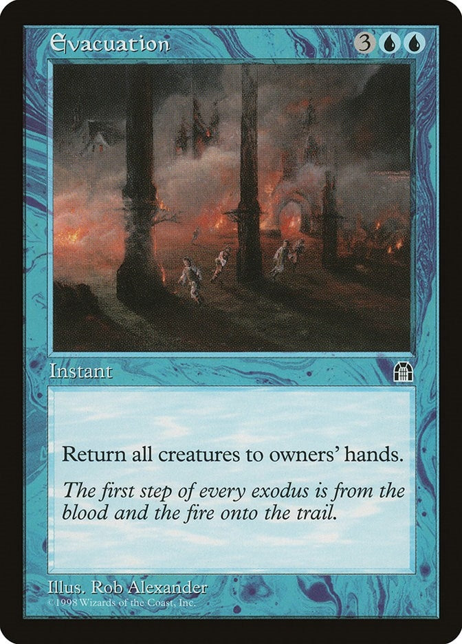 Image for Evacuation (Stronghold) - Magic: The Gathering