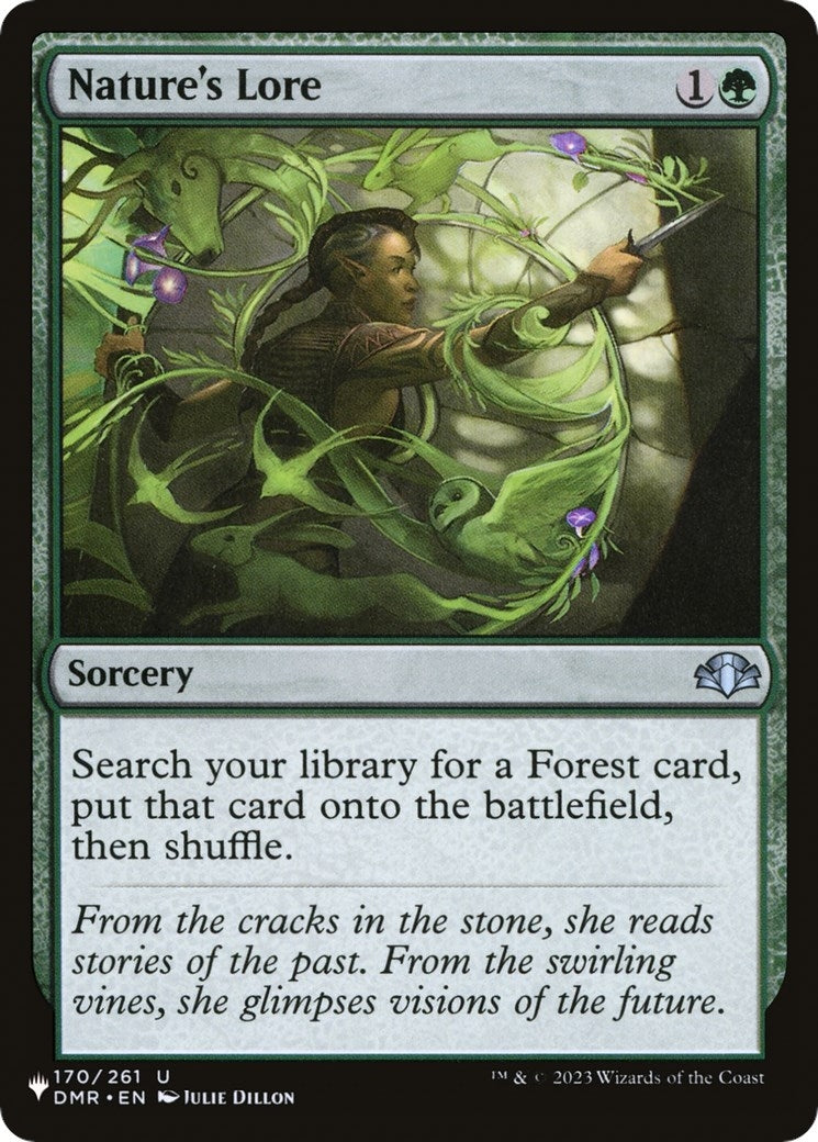 Image for Nature's Lore (DMR) (The List Reprints) (170/261) - Magic: The Gathering