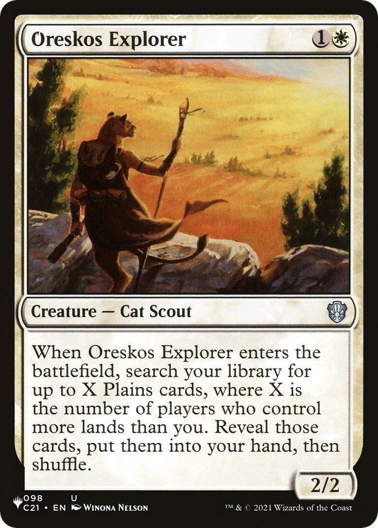 Image for Oreskos Explorer (The List Reprints) (098/081) - Magic: The Gathering
