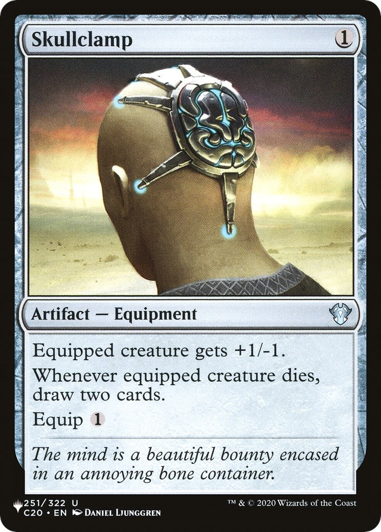 Image for Skullclamp (C20) (The List Reprints) (251/322) - Magic: The Gathering