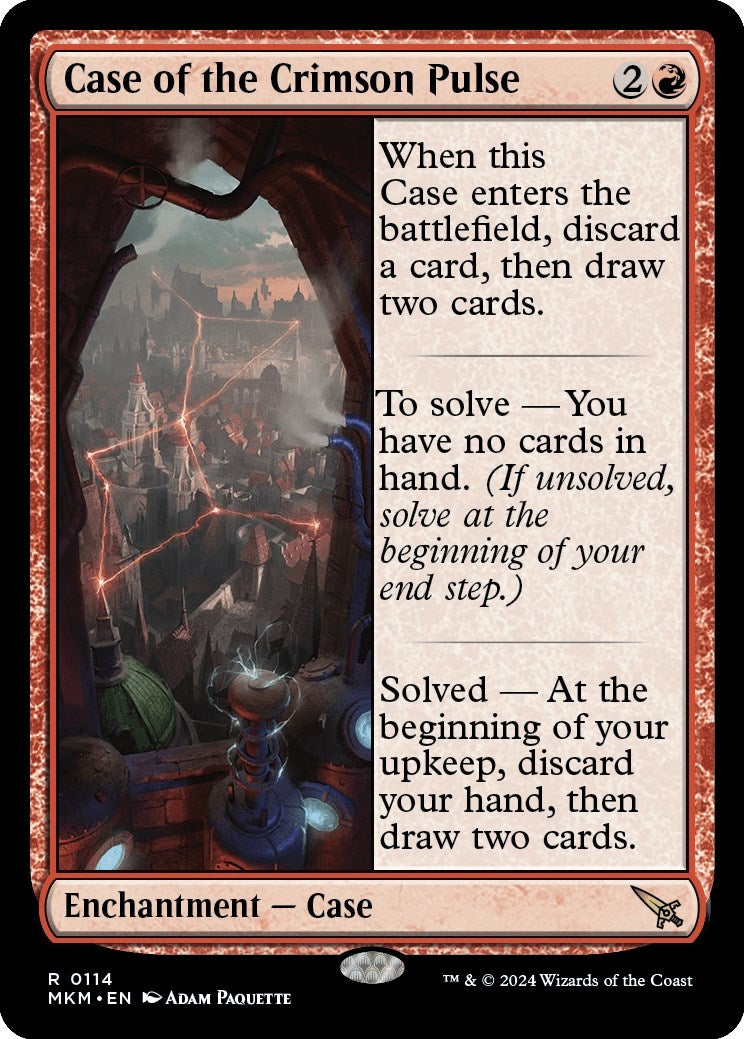Image for Case of the Crimson Pulse (Murders at Karlov Manor) (114) - Magic: The Gathering