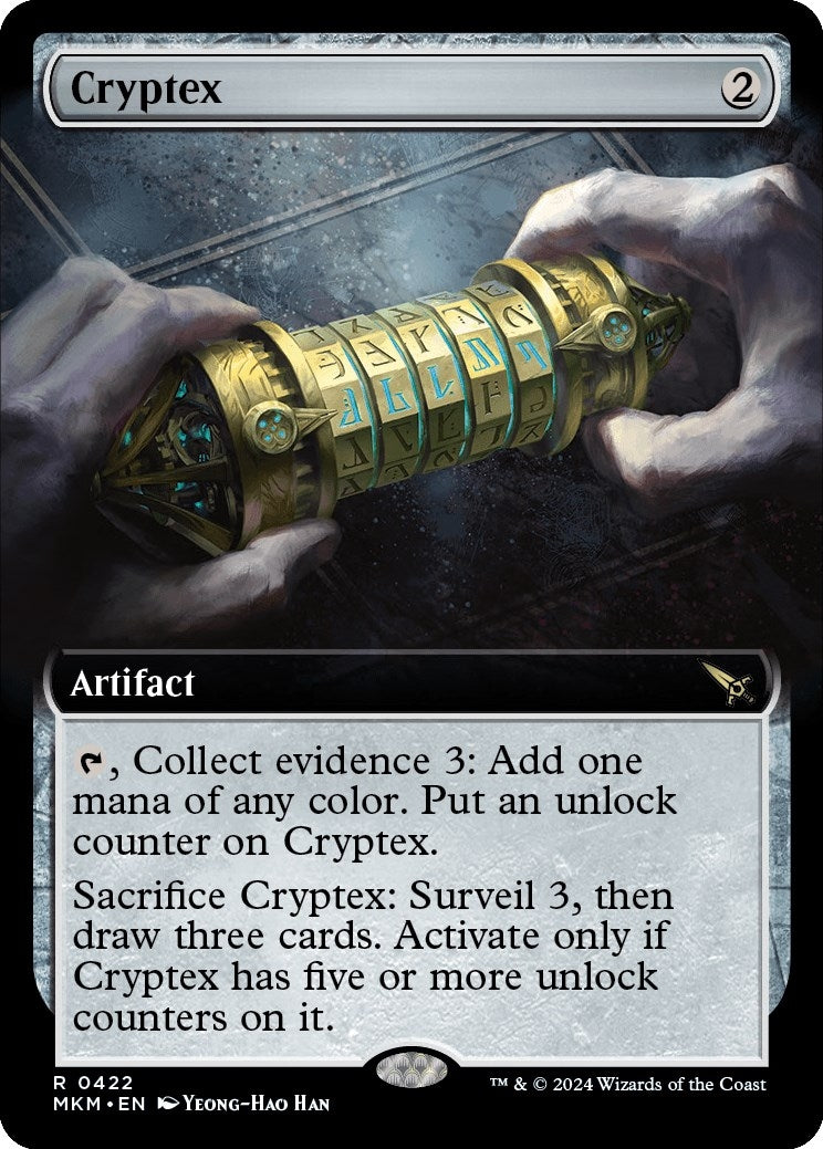 Image for Cryptex (Extended Art) (Murders at Karlov Manor) (422) - Magic: The Gathering