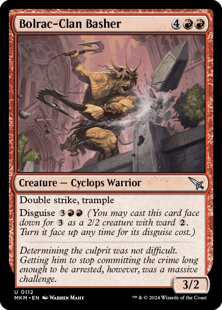 Image for Bolrac-Clan Basher (Murders at Karlov Manor) (112) - Magic: The Gathering