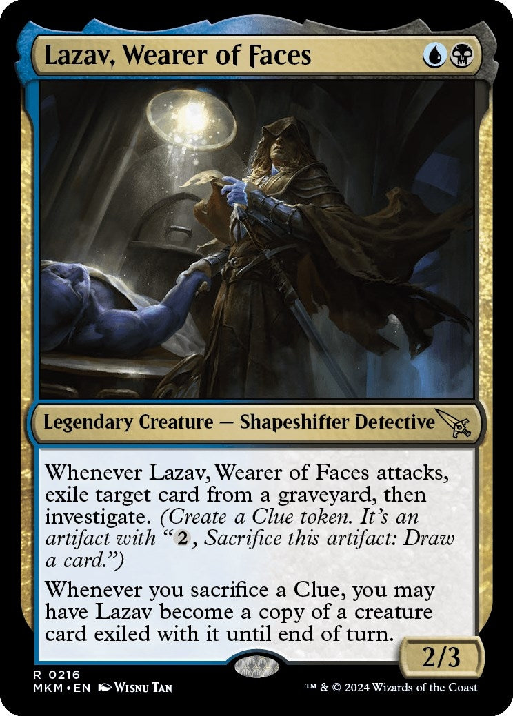 Image for Lazav, Wearer of Faces (Murders at Karlov Manor) (216) - Magic: The Gathering
