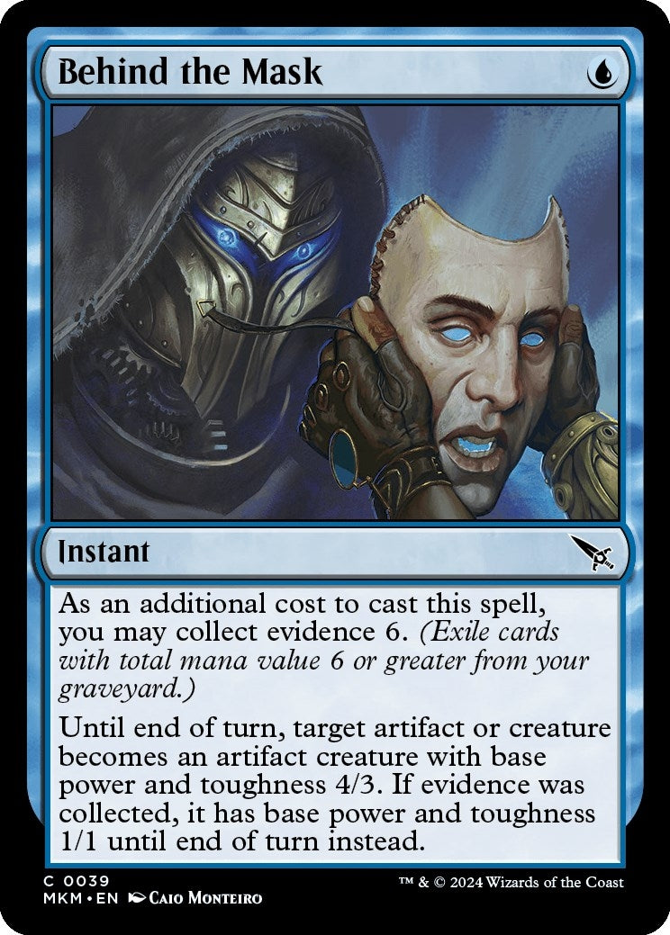 Image for Behind the Mask (Murders at Karlov Manor) (39) - Magic: The Gathering