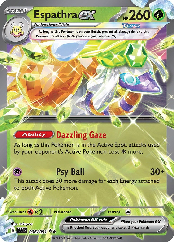 Image for Espathra ex (SV: Paldean Fates) (006/091) - Pokemon