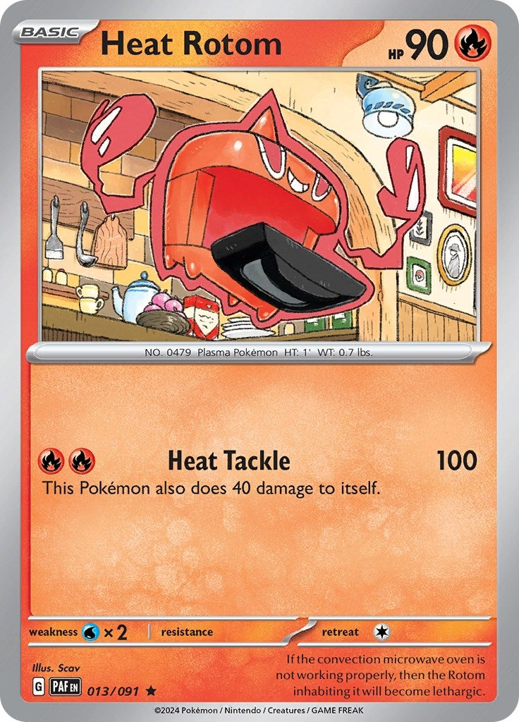 Image for Heat Rotom (SV: Paldean Fates) (013/091) - Pokemon