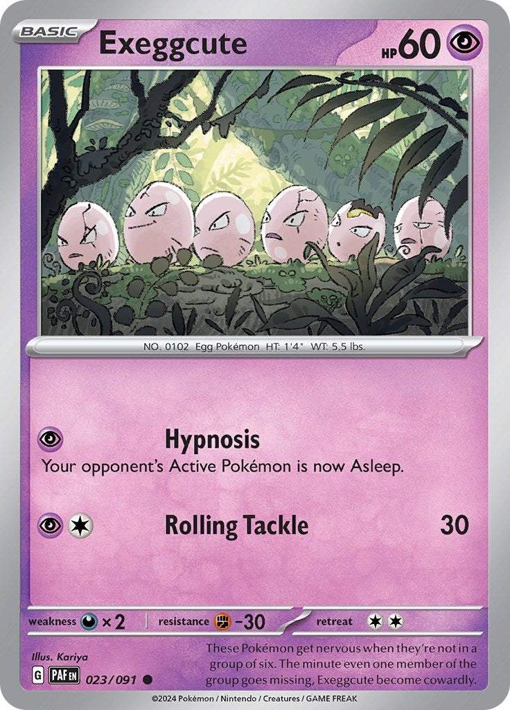 Image for Exeggcute (SV: Paldean Fates) (023/091) - Pokemon