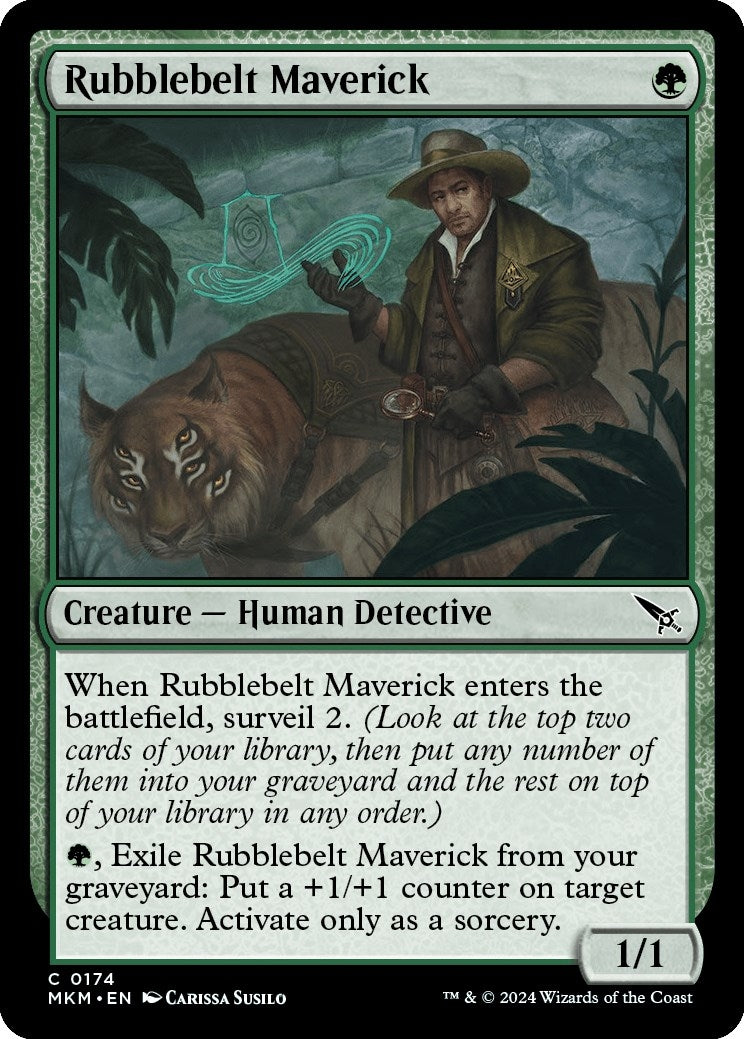 Image for Rubblebelt Maverick (Murders at Karlov Manor) (174) - Magic: The Gathering