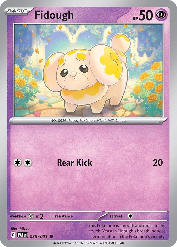 Image for Fidough (SV: Paldean Fates) (038/091) - Pokemon